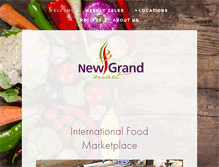 Tablet Screenshot of newgrandmart.com